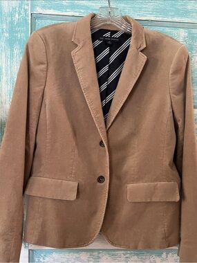 Vintage 346 Brooks Brothers Tan Corduroy Blazer - Women's Tailored Jacket